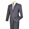 Regular Fit Suit 2 Button 2 Piece In Gray 2 Regular Fit Suit 2 Button 2 Piece In Gray -Sapphire Dress Shop 01 VIN 2TR GRAY 15 2