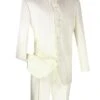 Men's Regular Fit Tuxedo 2 Piece 8 Buttons In Ivory -Sapphire Dress Shop 01 VIN 8HT IVORY 15 2
