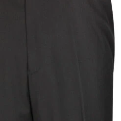 Men's Dress Pants Flat Front Design In Black -Sapphire Dress Shop 01 VIN FF RS BLACK 15 3