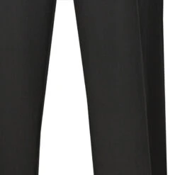 Men's Dress Pants Flat Front Design In Black -Sapphire Dress Shop 01 VIN FF RS BLACK 15 4