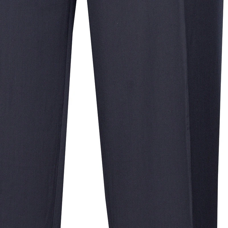 Men's Dress Pants Flat Front Design In Navy 5 Men's Dress Pants Flat Front Design In Navy - Image 3