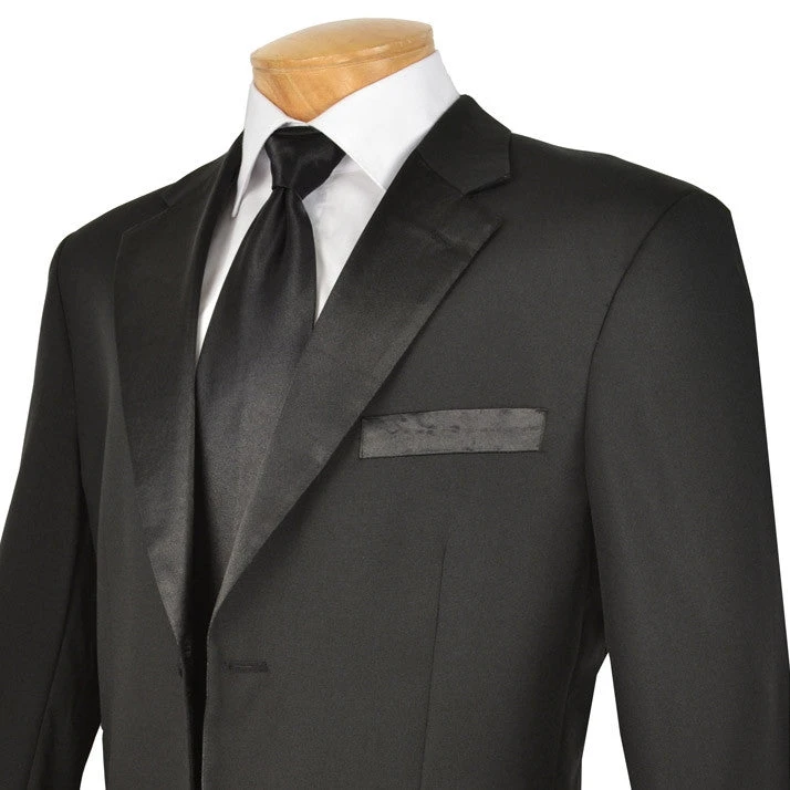 Royale Collection - Regular Fit 2 Piece Tuxedo In Black 4 Royale Collection - Regular Fit 2 Piece Tuxedo In Black - Image 2