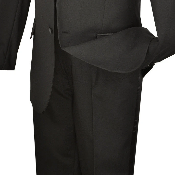 Royale Collection - Regular Fit 2 Piece Tuxedo In Black 5 Royale Collection - Regular Fit 2 Piece Tuxedo In Black - Image 3