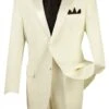 Royale Collection - Regular Fit 2 Piece Tuxedo In Ivory 2 Royale Collection - Regular Fit 2 Piece Tuxedo In Ivory -Sapphire Dress Shop 01 VIN T 2PP IVORY 15 2