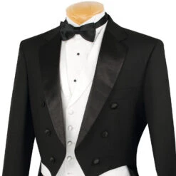 (52R) Men's Tuxedo Regular Fit Collection With Tails 3 Piece In Black 8 (52R) Men's Tuxedo Regular Fit Collection With Tails 3 Piece In Black -Sapphire Dress Shop 01 VIN T 2X BLACK 3 afb98ab1 7a2f 45ec afeb 07f82f57bd49