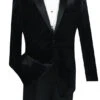 Men's Slim Fit Velvet Tuxedo 2 Piece In Black -Sapphire Dress Shop 01 VIN T SV BLACK 15 2