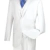 Morgan Collection - Regular Fit 3 Piece Suit 2 Button White -Sapphire Dress Shop 01 VIN V2TR WHITE 2