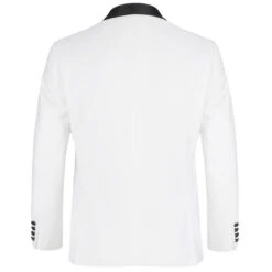 Off White 2 Piece Tuxedo Shawl Lapel Slim Fit -Sapphire Dress Shop 02s