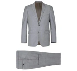 Bevagna Collection - Light Gray 100% Virgin Wool Regular Fit Pick Stitched 2 Piece Suit 17 Bevagna Collection - Light Gray 100% Virgin Wool Regular Fit Pick Stitched 2 Piece Suit -Sapphire Dress Shop 1 2592x e7e0b168 a426 4412 9297 4c2e975caf8f