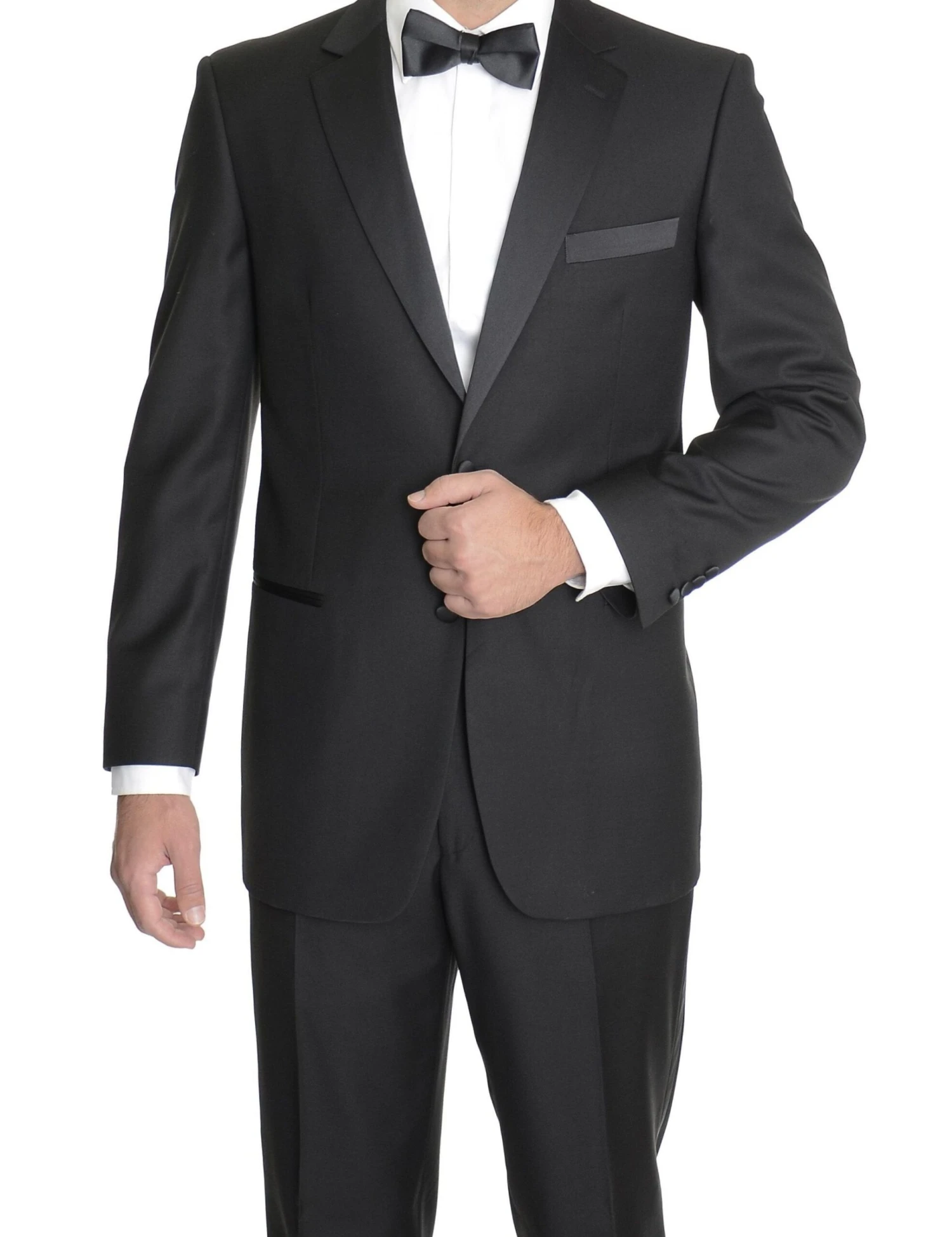 Classic Tuxedo 2 Piece Regular Fit In Black 3 Classic Tuxedo 2 Piece Regular Fit In Black