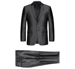 Black Slim Fit Sharkskin Italian Styled 2 Piece Suit 15 Black Slim Fit Sharkskin Italian Styled 2 Piece Suit -Sapphire Dress Shop 207 1 1 5e961f7c be31 4e3b 8e95 722b15ed16db