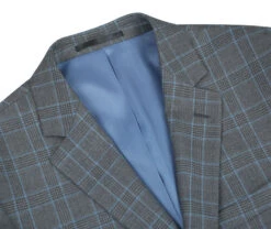 (46L) Regular Fit 2 Piece Dress Suit Windowpane In Light Gray -Sapphire Dress Shop 293 5 3 7c2e6fad 9926 4228 8aad 0d2971cc76bb