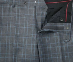 (46L) Regular Fit 2 Piece Dress Suit Windowpane In Light Gray -Sapphire Dress Shop 293 5 6 a87425b3 43c2 4307 b98a 1c87e6d93fc2