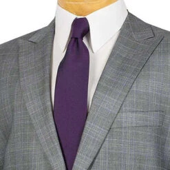 Pompey Collection - Men's Glen Plaid Dress Suit 2 Piece Regular Fit In Gray -Sapphire Dress Shop 2RW 1 GRAY 3 c0a79b3f bc16 4b4c 8f89 6612d3904c91