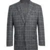 Classic Regular Fit Blazer Windowpane Pattern In Gray -Sapphire Dress Shop 2 2592x 1b97e1b8 f9c5 416f 91a4 620396bc2a61