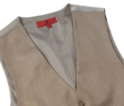 Vanderbilt Collection- Classic Dress Vest 5 Buttons Regular Fit In Taupe -Sapphire Dress Shop 2 2592x 593ee381 4d97 4126 91b8 91742cb7b6d3