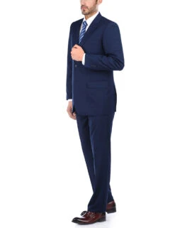 Vanderbilt Collection - Classic 2 Piece Suit 2 Buttons Regular Fit In Navy 14 Vanderbilt Collection - Classic 2 Piece Suit 2 Buttons Regular Fit In Navy -Sapphire Dress Shop 2 75a9f0a2 6dd9 4858 804d a936cc04d028