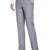 Dress Pants Regular Leg Un-Hemmed Bottoms In Gray
