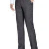 Dress Pants Regular Leg Un-Hemmed Bottoms In Charcoal