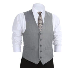Vanderbilt Collection- Classic Dress Vest 5 Buttons Regular Fit In Gray 10 Vanderbilt Collection- Classic Dress Vest 5 Buttons Regular Fit In Gray -Sapphire Dress Shop 3 1944x 4a01d021 5932 4f1a b824 67e1c81c1263