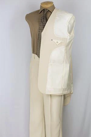 Mont Blanc Collection - Regular Fit Suit 3 Button 2 Piece In Stone 4 Mont Blanc Collection - Regular Fit Suit 3 Button 2 Piece In Stone - Image 2