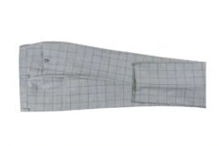 100% Wool Slim Fit Windowpane Dress Suit 2 Piece In Gray 14 100% Wool Slim Fit Windowpane Dress Suit 2 Piece In Gray -Sapphire Dress Shop 4Z8A7398