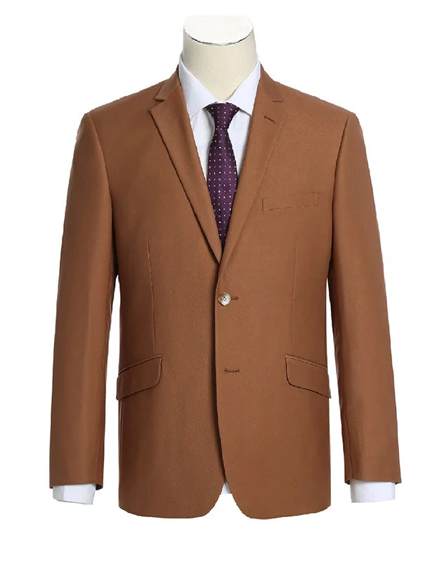 Brown 2-Piece Single Breasted Notch Lapel Slim Fit Dress Suit 3 Brown 2-Piece Single Breasted Notch Lapel Slim Fit Dress Suit
