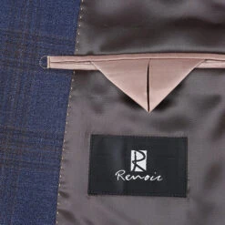 (44L) Classic Regular Fit 3-Piece Wool Stretch Checked Suits In Chocolate -Sapphire Dress Shop 4Z8A9765 1944x e67f44e1 4116 438e 8cf1 a9b149e25d9f