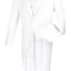 Santorini Collection - Regular Fit White Tuxedo 4 Piece With Vest And Bow Tie 1 Santorini Collection - Regular Fit White Tuxedo 4 Piece With Vest And Bow Tie -Sapphire Dress Shop 4tv 1 white