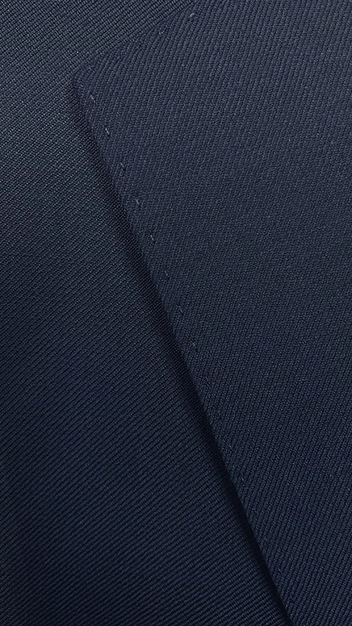 Bevagna Collection - Blue 100% Virgin Wool Regular Fit Pick Stitched 2 Piece Suit 4 Bevagna Collection - Blue 100% Virgin Wool Regular Fit Pick Stitched 2 Piece Suit - Image 2
