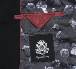 English Laundry Black Fall/Winter Essential Slim Fit Overcoat Wool Blend 12 English Laundry Black Fall/Winter Essential Slim Fit Overcoat Wool Blend -Sapphire Dress Shop 53 01 001 5