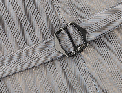 Vanderbilt Collection- Classic Dress Vest 5 Buttons Regular Fit In Navy 7 Vanderbilt Collection- Classic Dress Vest 5 Buttons Regular Fit In Navy - Image 5