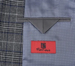 Classic Regular Fit Blazer Windowpane Pattern In Gray -Sapphire Dress Shop 7 2592x e4bbf96b 2893 4483 87c9 68b332a35d4d