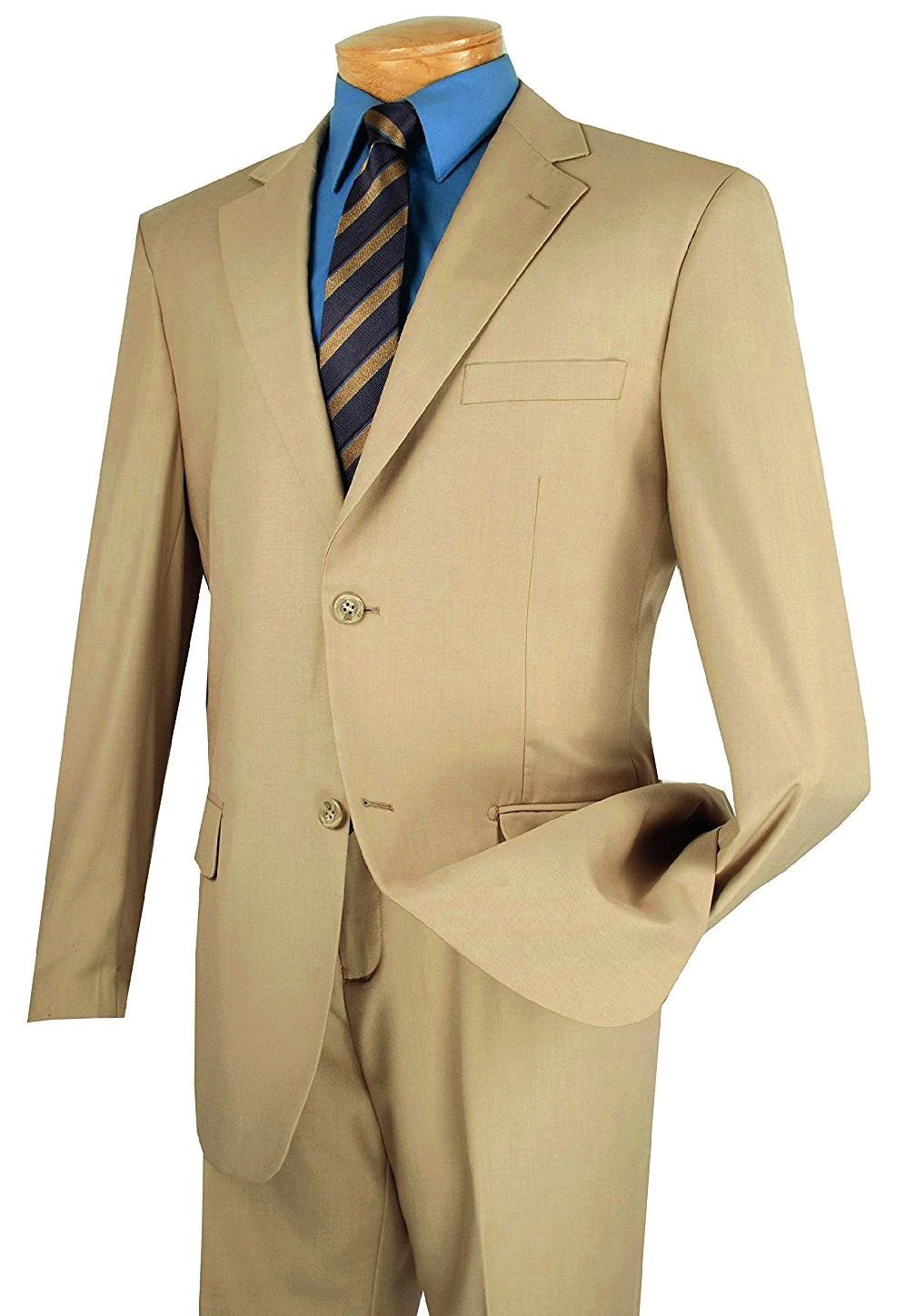 (38L) Nola Collection - Regular Fit 2 Piece In Beige 3 (38L) Nola Collection - Regular Fit 2 Piece In Beige