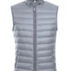 Gray Regular Classic Fit Goose Down Vest -Sapphire Dress Shop 831 2 1