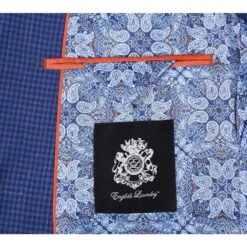 English Laundry 2-Piece Blue Mini-Check Wool Blend Slim Fit Dress Suit 20 English Laundry 2-Piece Blue Mini-Check Wool Blend Slim Fit Dress Suit -Sapphire Dress Shop 8 2592x 53ac04c7 19c1 4399 bae9 0a601133020e
