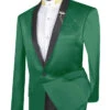 (S) Green Slim Fit Blazer Stretch Sateen 1 Button With Narrow Shawl Lapel -Sapphire Dress Shop BST 1 GREEN 700x910 ba0e8178 04a6 446f b5d6 57d17fab95b1