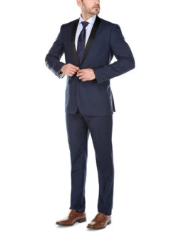 (38L) Blue 2 Piece Tuxedo Shawl Lapel Slim Fit 10 (38L) Blue 2 Piece Tuxedo Shawl Lapel Slim Fit -Sapphire Dress Shop C00A6295s 4170418a a6c6 412a b90c ac85b9d81ce5