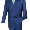 Alexander Collection - Blue Double Breasted 2 Piece Suit Regular Fit Glen Plaid 2 Alexander Collection - Blue Double Breasted 2 Piece Suit Regular Fit Glen Plaid -Sapphire Dress Shop DRW 1 BLUE 15 2 1024xs
