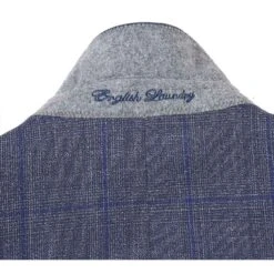 English Laundry 2-Piece Gray With Blue Windowpane Suit Wool Blend 12 English Laundry 2-Piece Gray With Blue Windowpane Suit Wool Blend -Sapphire Dress Shop EL72 52 400 3