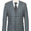 English Laundry 2-Piece Light Gray With Bronze Stereoscopic-Grid Suit Wool Blend 2 English Laundry 2-Piece Light Gray With Bronze Stereoscopic-Grid Suit Wool Blend -Sapphire Dress Shop EL72 57 470