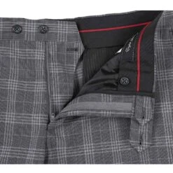 English Laundry 2-Piece Gray Check Peak Suit Wool Blend -Sapphire Dress Shop EL72 58 093 5