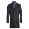 English Laundry Blue Tone-on-tone Glen Plaid Slim Fit Wool Blend Short Coat With Detachable Full Zipper 1 English Laundry Blue Tone-on-tone Glen Plaid Slim Fit Wool Blend Short Coat With Detachable Full Zipper -Sapphire Dress Shop EL84 01 410 1