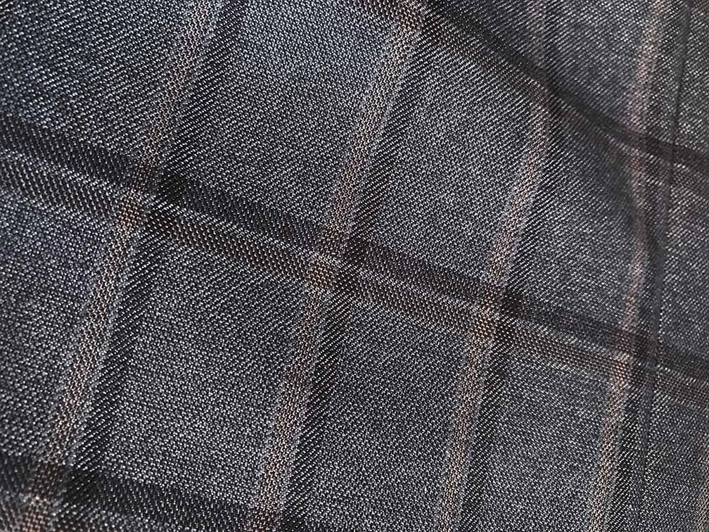 Atrani Collection - Regular Fit Windowpane Suit 3 Piece In Gray 4 Atrani Collection - Regular Fit Windowpane Suit 3 Piece In Gray - Image 2