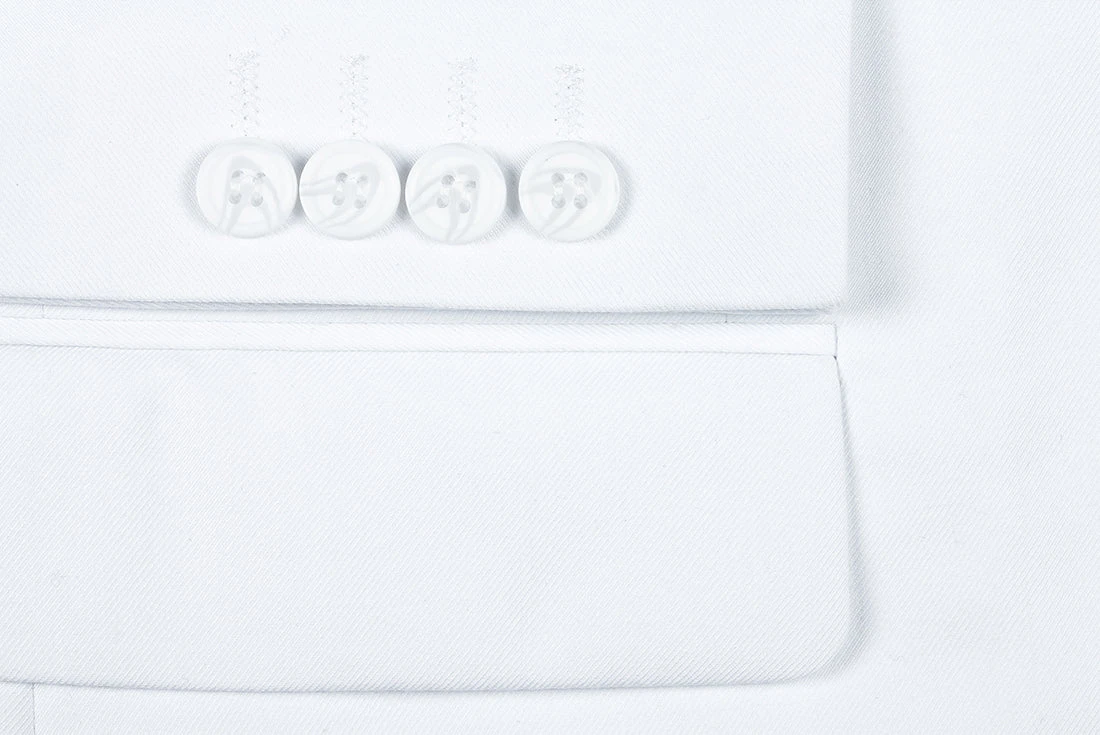 Vanderbilt Collection - Classic 2 Piece Suit 2 Buttons Regular Fit In White 6 Vanderbilt Collection - Classic 2 Piece Suit 2 Buttons Regular Fit In White - Image 4