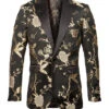 Empire Collection - Gold And Black Slim Fit Floral Pattern Sports Coat 1 Empire Collection - Gold And Black Slim Fit Floral Pattern Sports Coat -Sapphire Dress Shop ME266H 01 07005