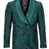 Empire Collection - Green Slim Fit Dinner Jacket Double Breasted Blazer 2 Empire Collection - Green Slim Fit Dinner Jacket Double Breasted Blazer -Sapphire Dress Shop ME316H 02 S