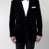 Men's Regular Fit Blazer 2 Button With One Welt Chest Pocket Black -Sapphire Dress Shop MJ111 01