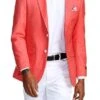 Slim Fit Blazer 2 Button In Solid Deep Salmon -Sapphire Dress Shop MJ284S 05 22230.1551125976