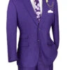 Catania Collection - Modern Fit Windowpane Suit 2 Piece In Purple 1 Catania Collection - Modern Fit Windowpane Suit 2 Piece In Purple -Sapphire Dress Shop MRW 1 PURPLE